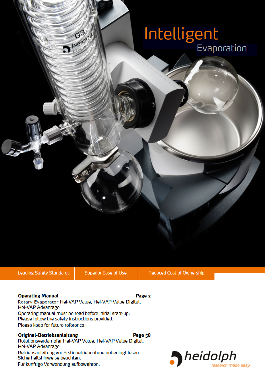 Heidolph Instruments Operation Manuals